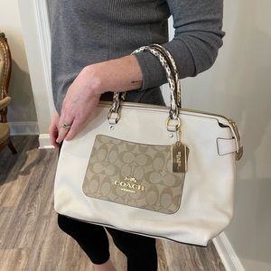 COACH Emma in Signature Canvas Satchel